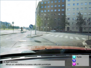 Snapshot from traffic rules test