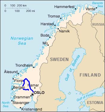 [Index map of a route]