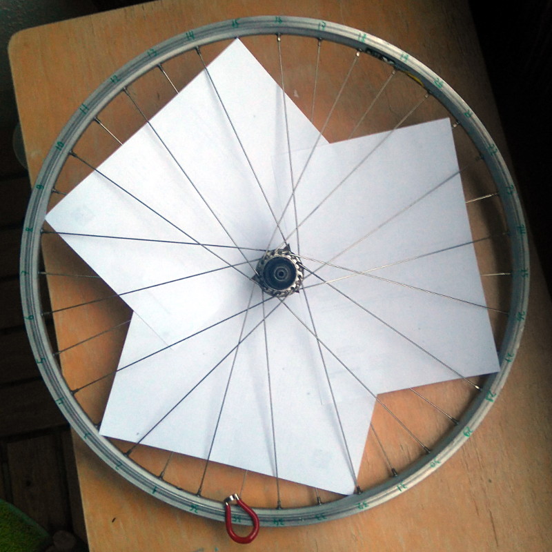 [Wheel built mostly 3x, but partially 4x]